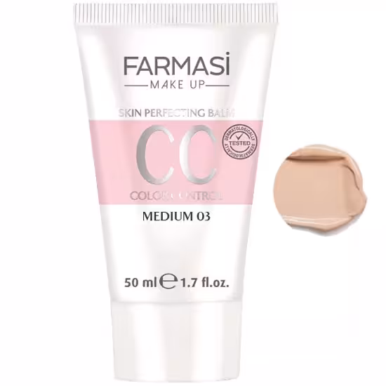 کرم CC فارماسی رنگ MEDIUMشماره 03 حجم 50 میلی لیتر