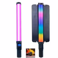 نور باطمی دو طرفه قابل حمل عکاسی  شیدردارBD-B6 RGB Light Stick