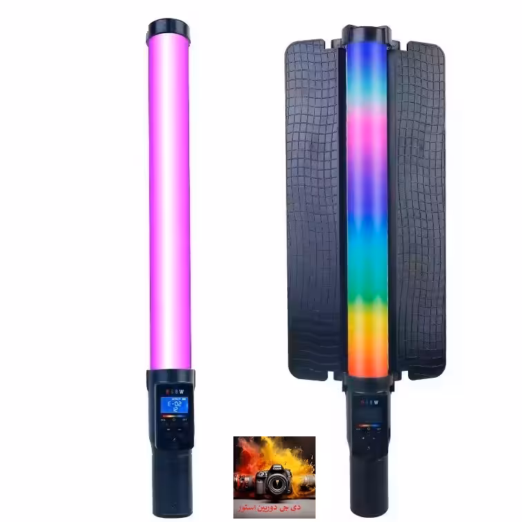 نور باطمی دو طرفه قابل حمل عکاسی  شیدردارBD-B6 RGB Light Stick