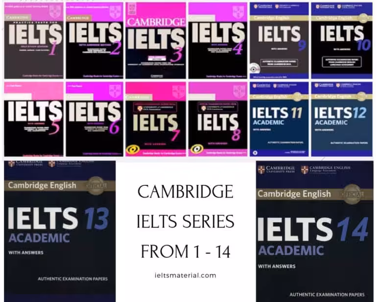 مجموعه 14 جلدی Cambridge IELTS 1-14 Academic آکادمیک