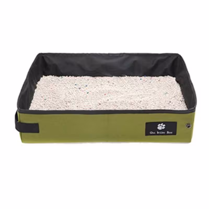 ظرف خاک پرتابل (تاشو) گربه