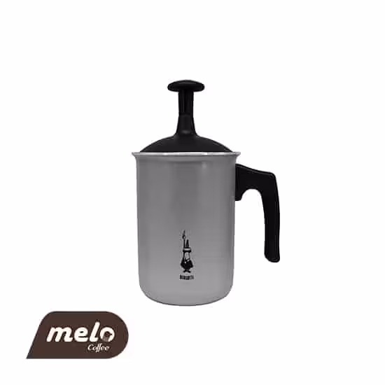 کف ساز شیر دستی بیالتی 330 میلی لیتر (استیل)