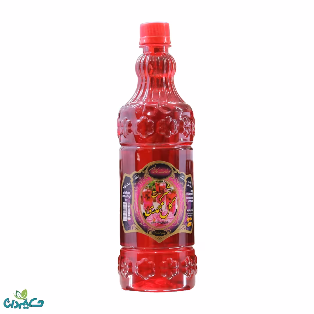 شربت گل محمدی یک لیتر