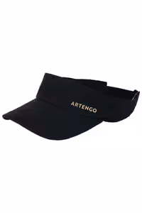مردانه و زنانه HAT TENNIS ARTANGO UNISEX BLACK Decathlon