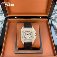 ساعت مچی کارتیر مدل Cartier Santos Diamonds 6495S