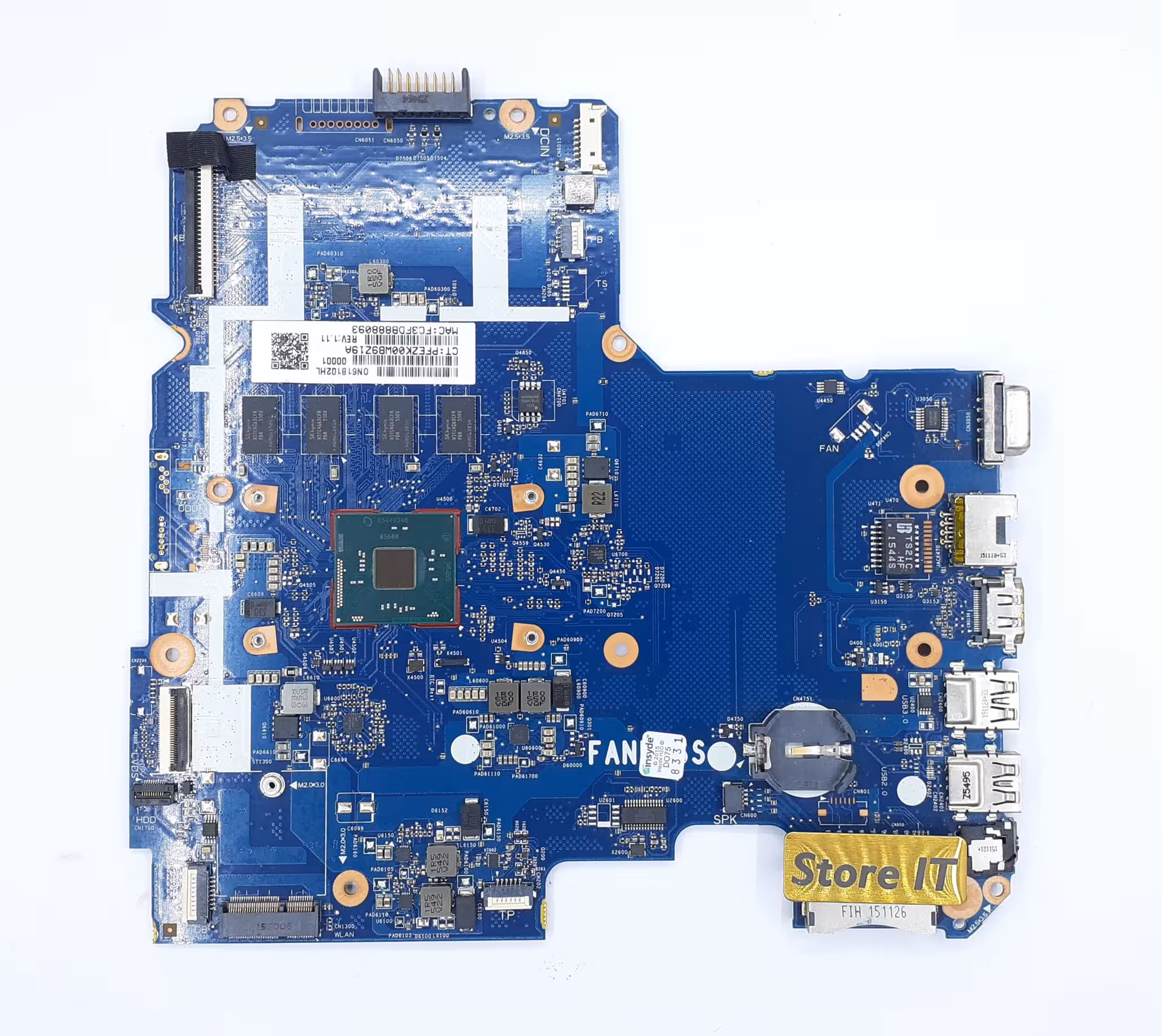 مادربرد لپ تاپ اچ پی Pavilion 14-AC Celeron N3050 بدون گرافیک با رم 4GB - فروشگاه اینترنتی استور آی تی