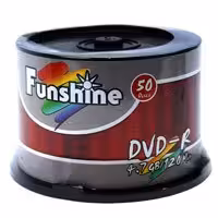 DVD خام Funshine  پک 50  عددی