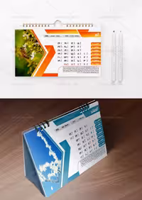 تقویم رو میزی سال 1400 | گرافیک با طعم تربچه