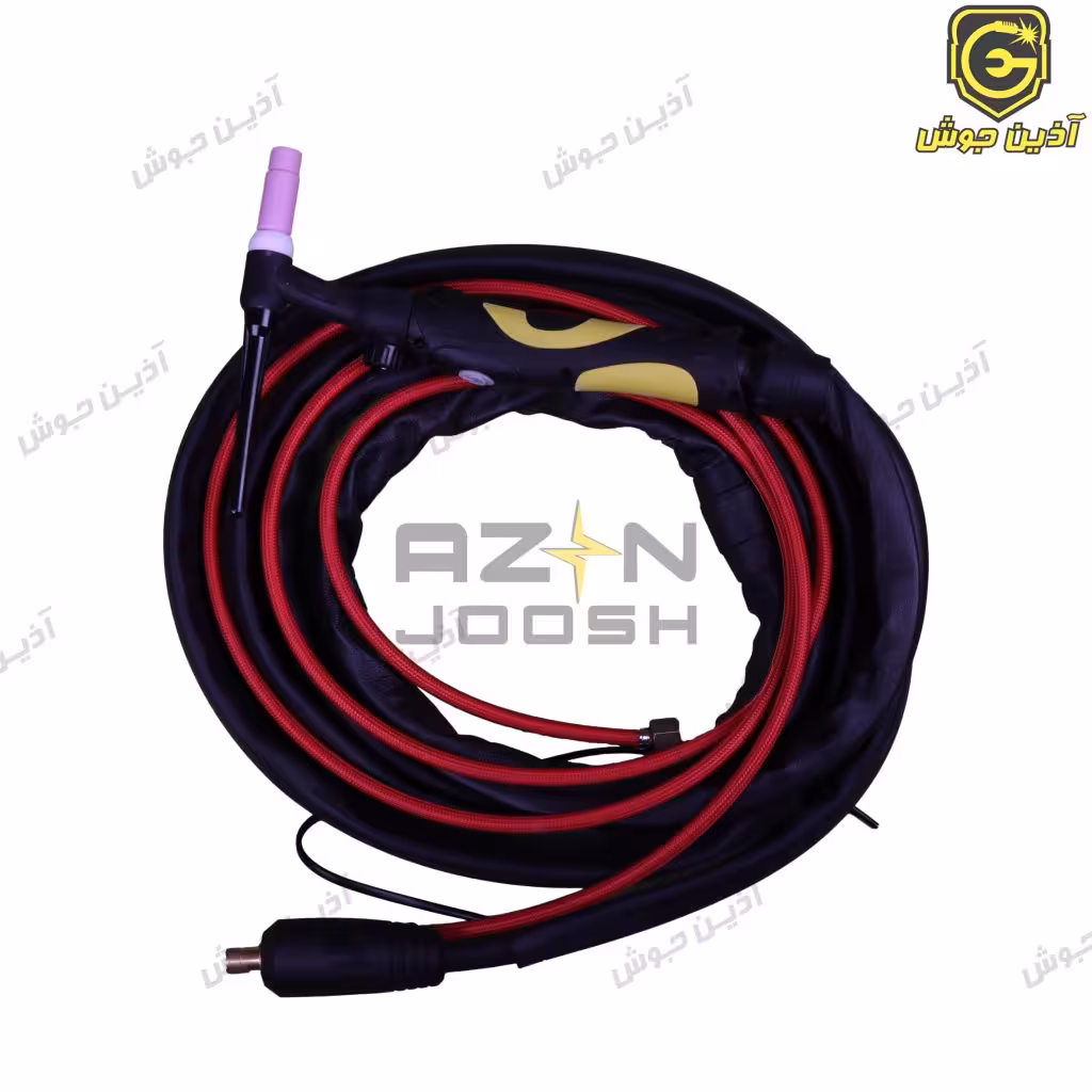 تورچ تیگ هواخنک شیردار 26V با گردنی دستی ثابت 4 متری