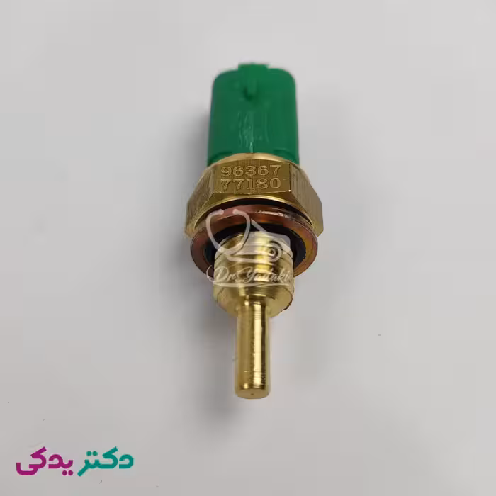 شمع آب پژو 206 (سنسور دمای آب 2 فیش) رنگ سبز شرکتی ایساکو اصل 0920103499