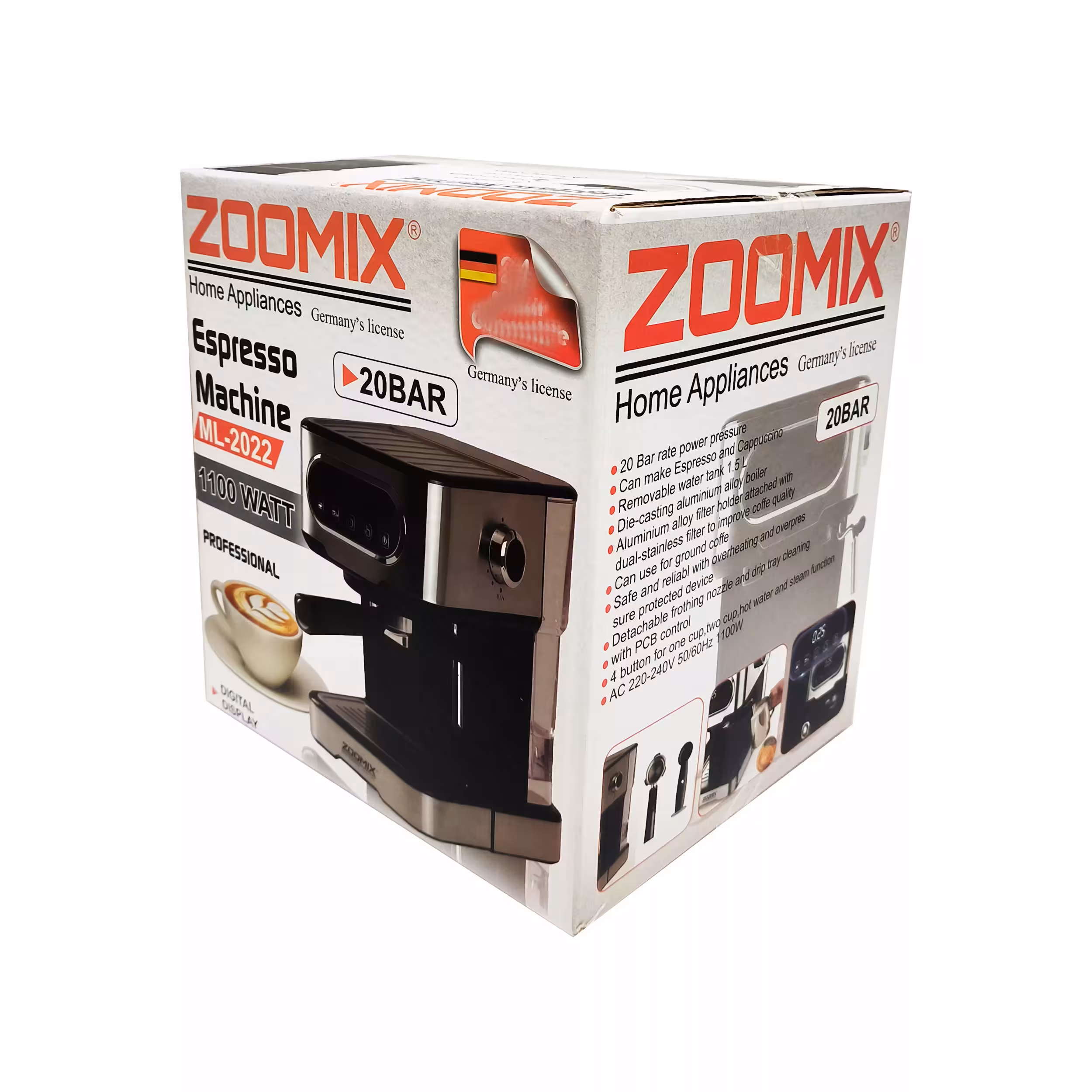 اسپرسو ساز زومیکس مدل ML-2022