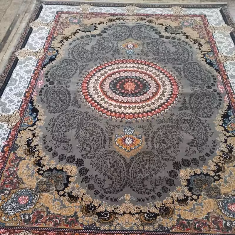 فرش ماشینی9متری کاشان  تراکم 700نقشه ماهور فیلی(ارسال رایگان)