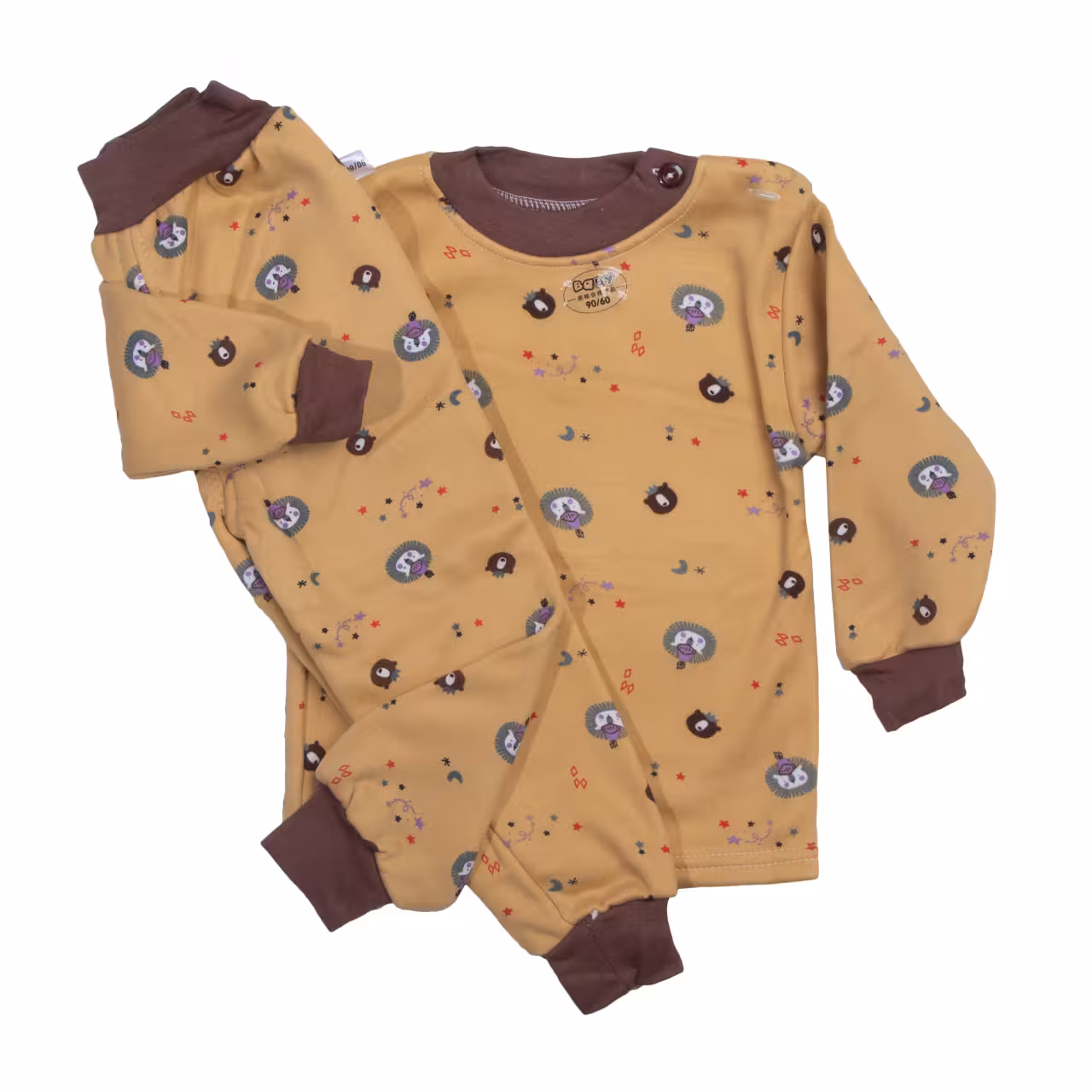 ست بلوز و شلوار پسرانه مدل داخل خز کد 10