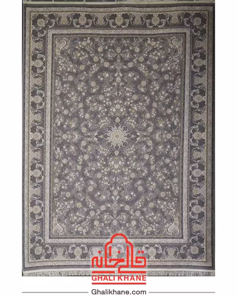 فرش تهران 1200 شانه طرح سوین طلاکوب فیلی