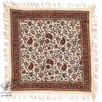 رومیزی قلمکار ممتاز طرح گل ریز سری