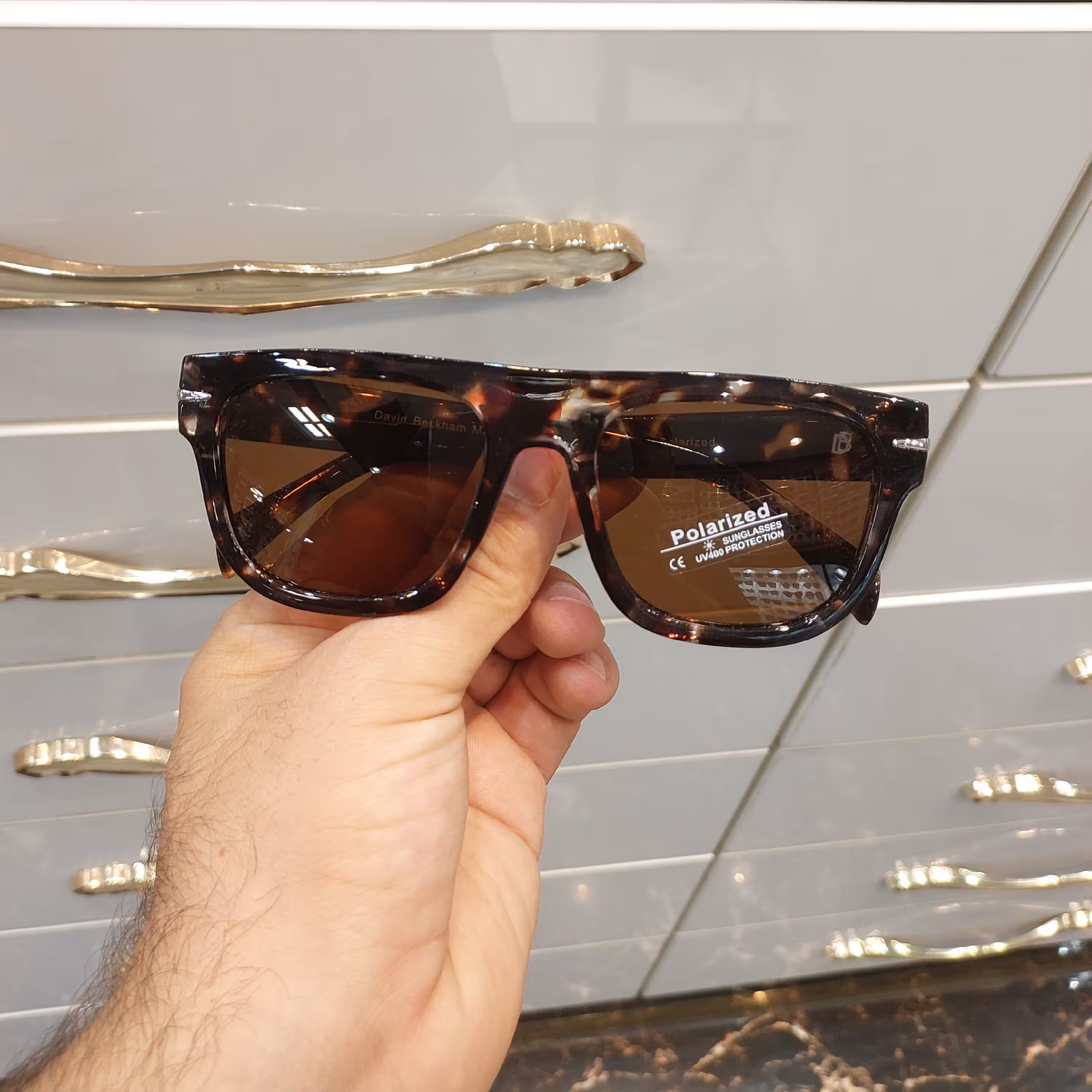 عینک آفتابی مردانه و زنانه مارک دیوید بکهام عدسی یووی 400 و پلاریزه