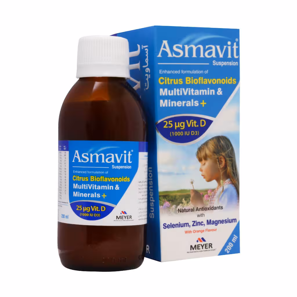 شربت آسماویت ویتابیوتیکس 200 میلی لیتر – تاریخ محصول 2026/10