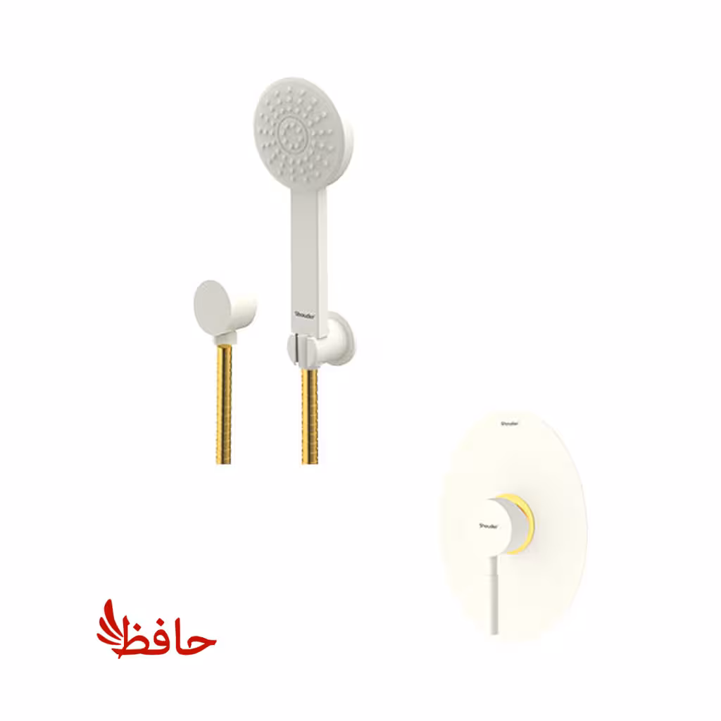 شیر حمام توکار شودر مدل روگن شیری طلایی تیپ 2 ABS