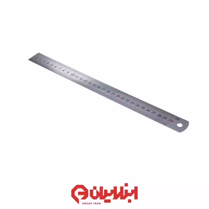 خط کش فلزی مهندسی 30 سانتیمتری