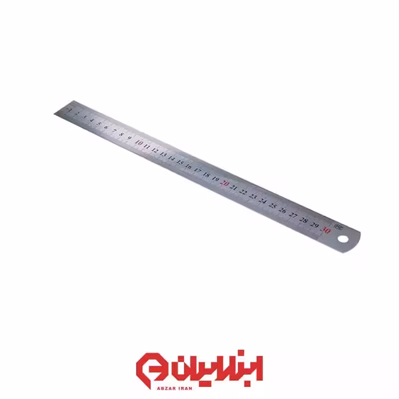 خط کش فلزی مهندسی 30 سانتیمتری