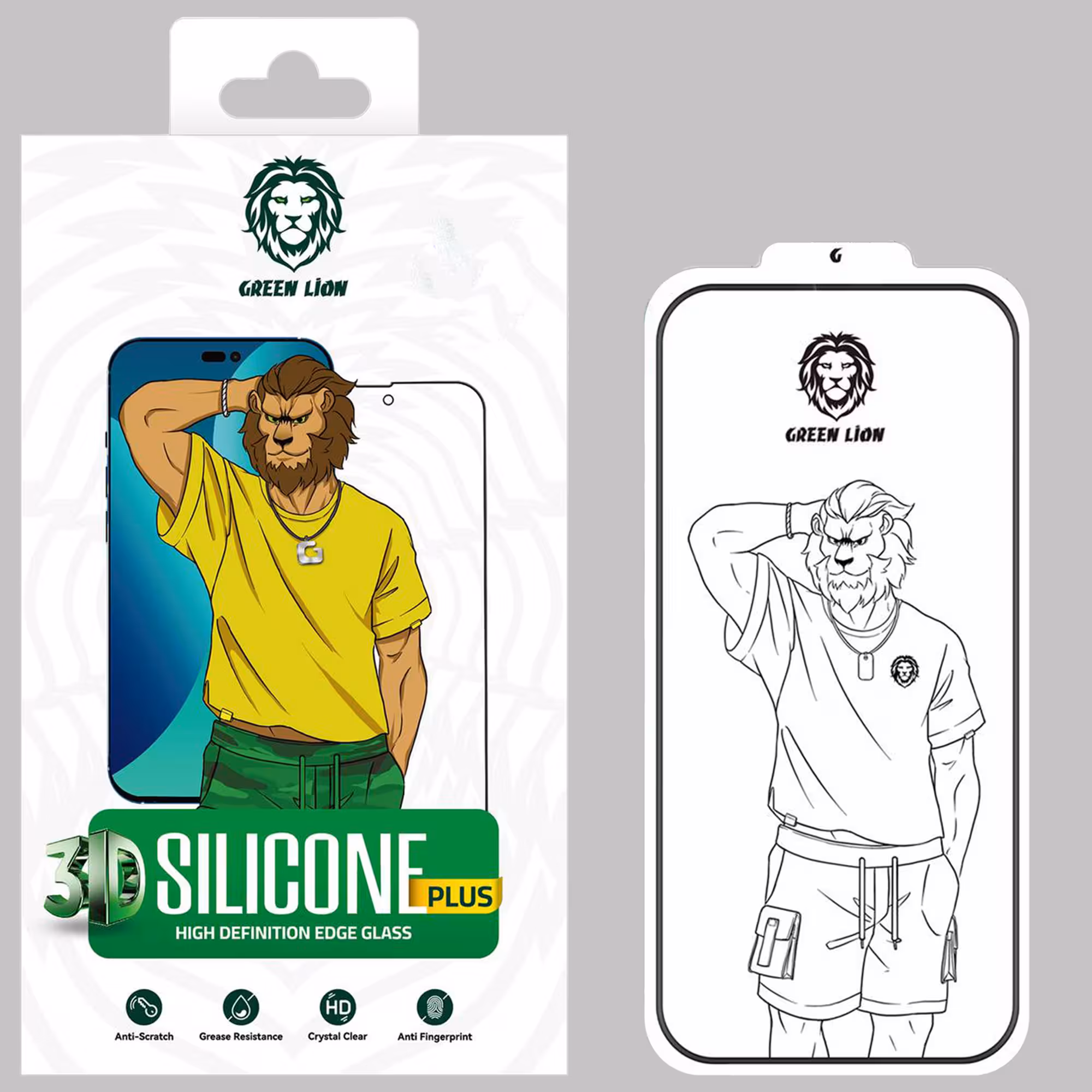 محافظ صفحه نمایش گرین مدل Silicone-HD Plus مناسب برای گوشی موبایل اپل iPhone 14 Pro Max