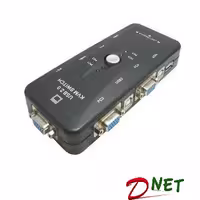 کی وی ام سويیچ 1 به 4 (kvm switch) USB بدون کابل