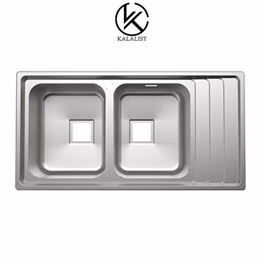 سینک ظرفشویی استیل توکار آلتون مدل ST1001L