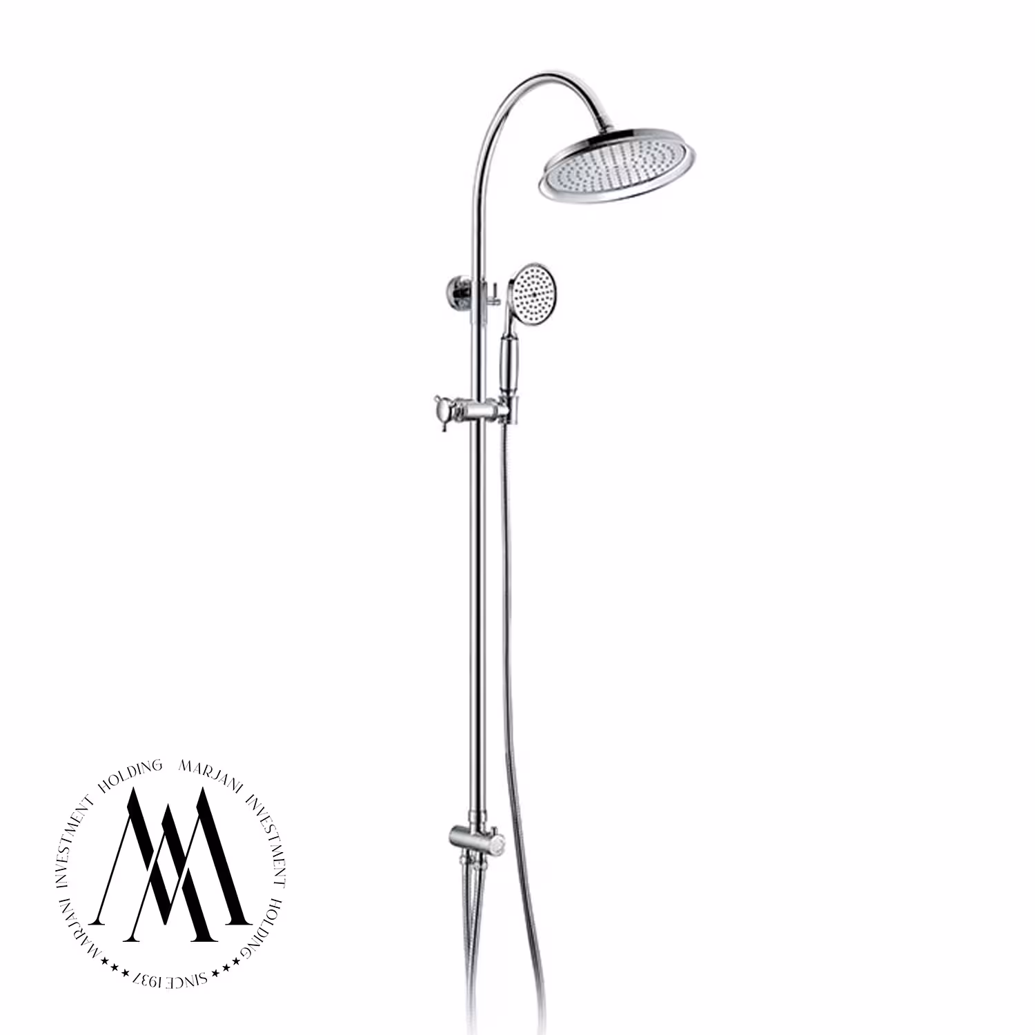 علم دوش شودر مدل لوبک (کروم)