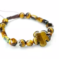 دستبند طرح گل چشم ببر کد310260