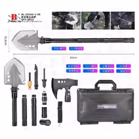 بیل و تبر کمپینگ چندکاره ایکس بالوگ مدل BL-SD14X-2-F8