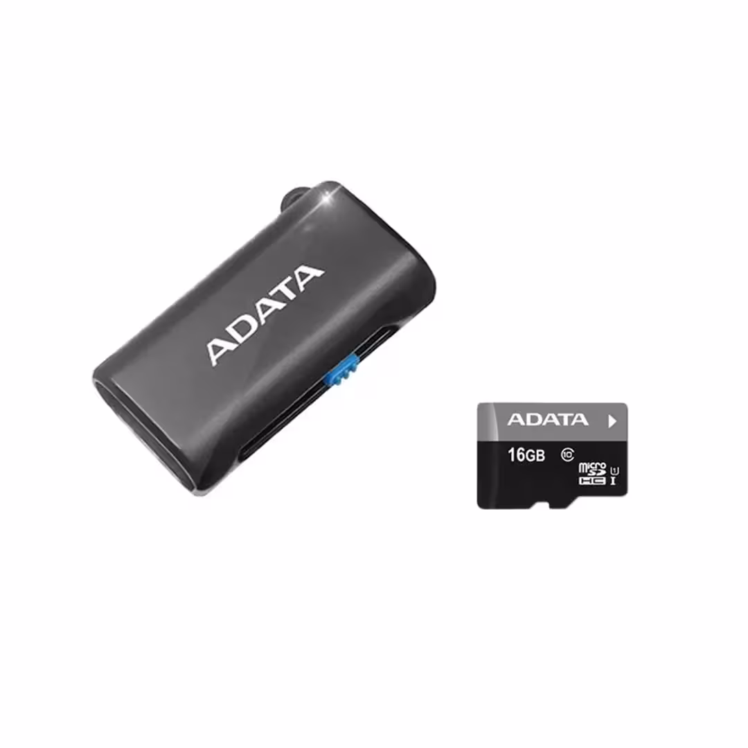 کارت حافظه‌ microSDHC ای دیتا Premier با میکرو ریدر ظرفیت 16 گیگابایت