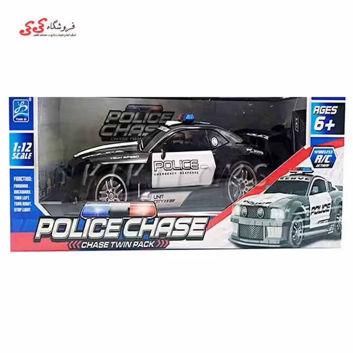 ماشین پلیس کنترلی بزرگ اسباب بازی POLICE CAR
