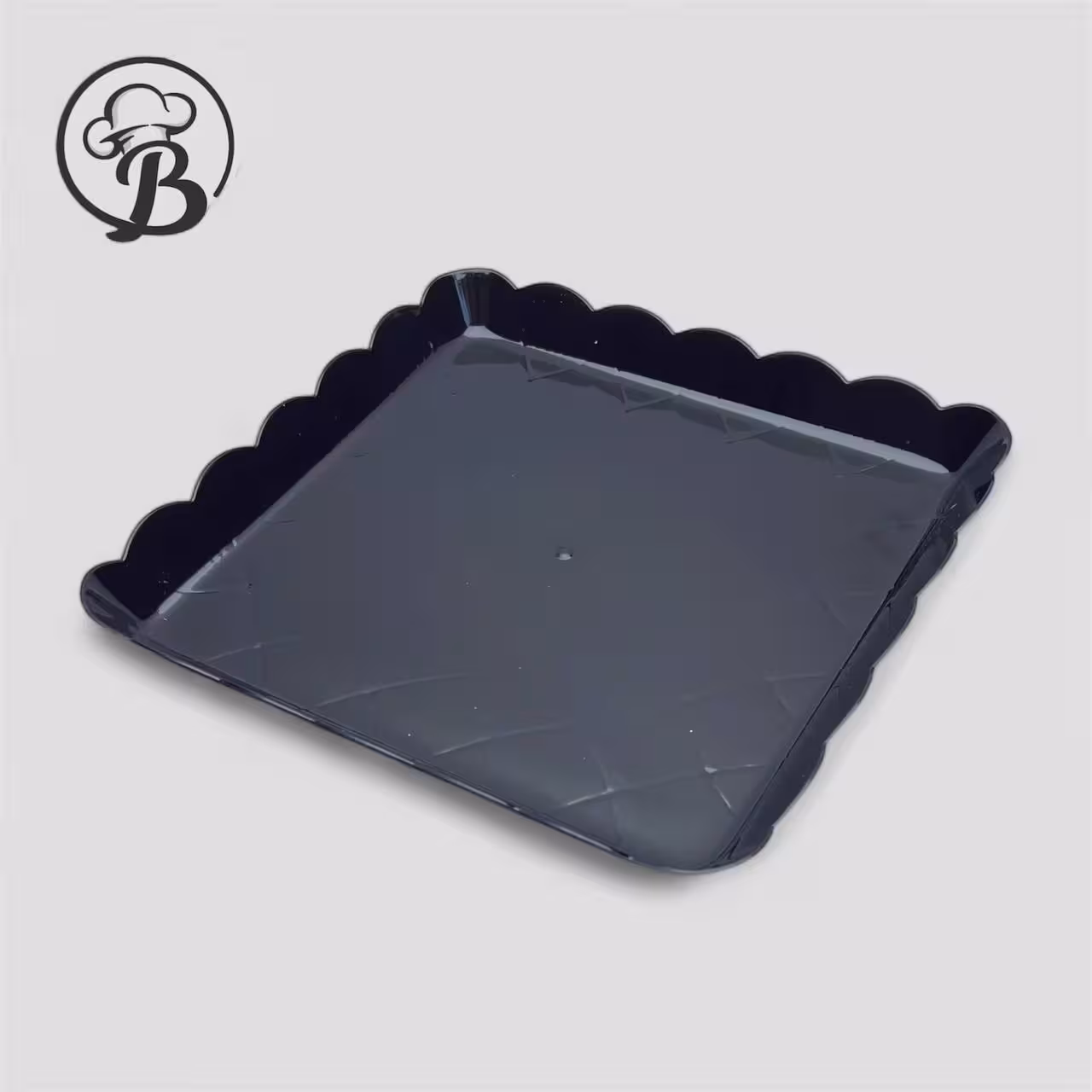 سینی طلقی مربعی مشکی