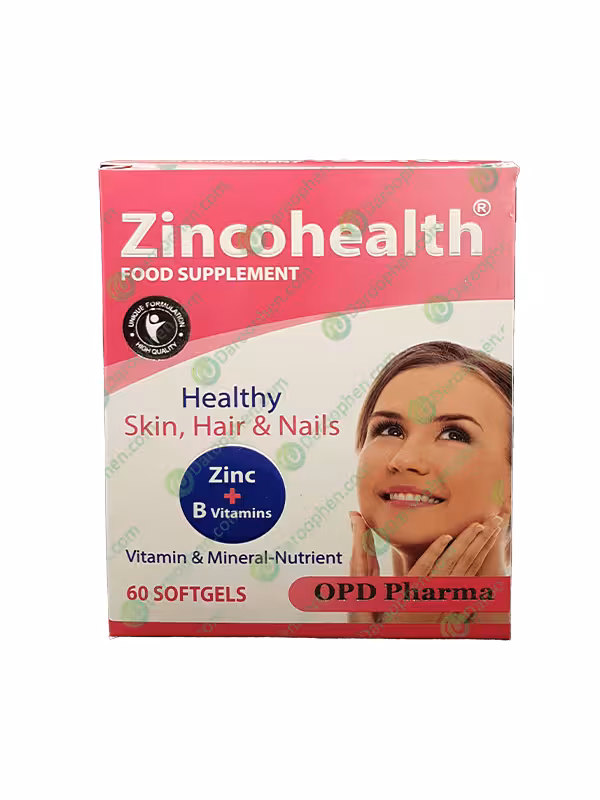 سافت ژل زینکو هلث او پی دی فارما 60 عدد – OPD Pharma Zincohealth 60 Softgels