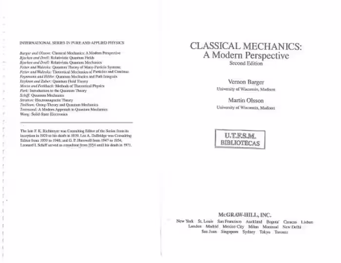خرید و دانلود نسخه کامل کتاب Classical Mechanics: A modern perspective