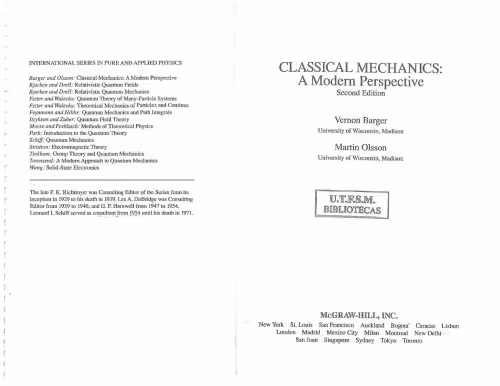 خرید و دانلود نسخه کامل کتاب Classical Mechanics: A modern perspective