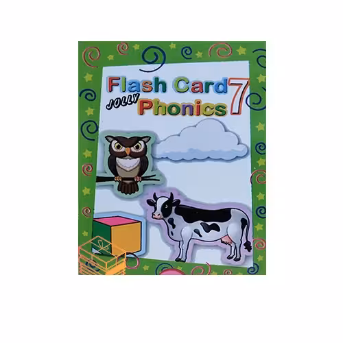 فلش کارت جولی فونیکس هفت Jolly Phonics 7 Flashcards