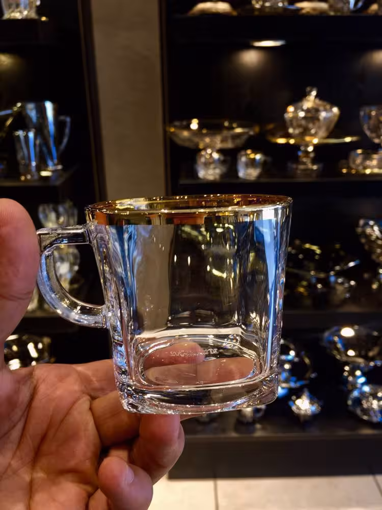 فنجان کار لب طلا خارجی بلینک مکس