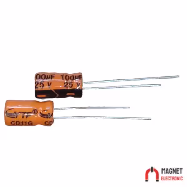 100UF 25V خازن الکترولیت