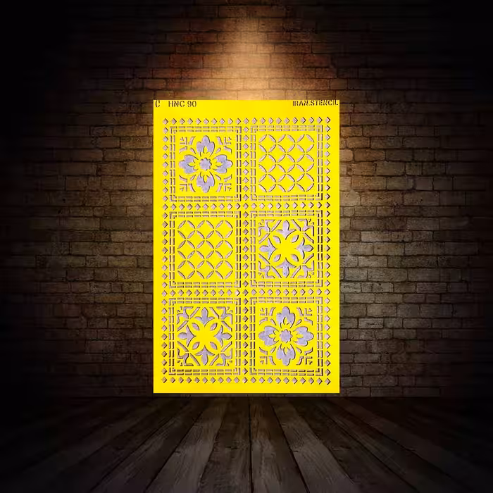 شابلون استنسیل ابعاد 50*35 کد HNC 90
