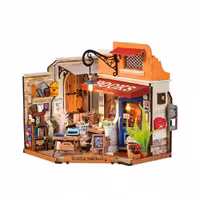 ساختنی مینیاتوری رولایف مدل کتاب‌ فروشی کنار کوچه DG164