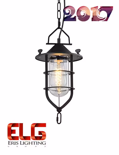 چراغ آویز سقفی مدل EL-1761-BK