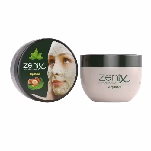مشخصات، خرید و قیمت ماسک شاداب کننده خاک رس و روغن آرگان زنیکس Zenix حجم 350 میل ⭐️ ویان مارکت