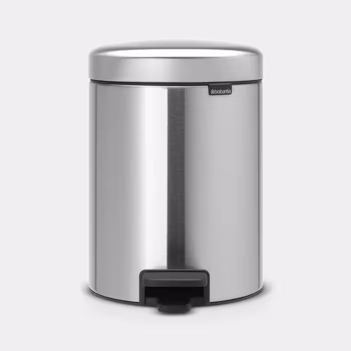 سطل زباله 5 لیتر استیل مات برابانتیا | Brabantia NEWICON PEDAL BIN