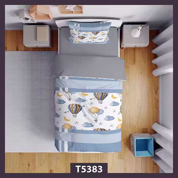 روتختی کودک بالن و ابر و بادکنک کد T5383