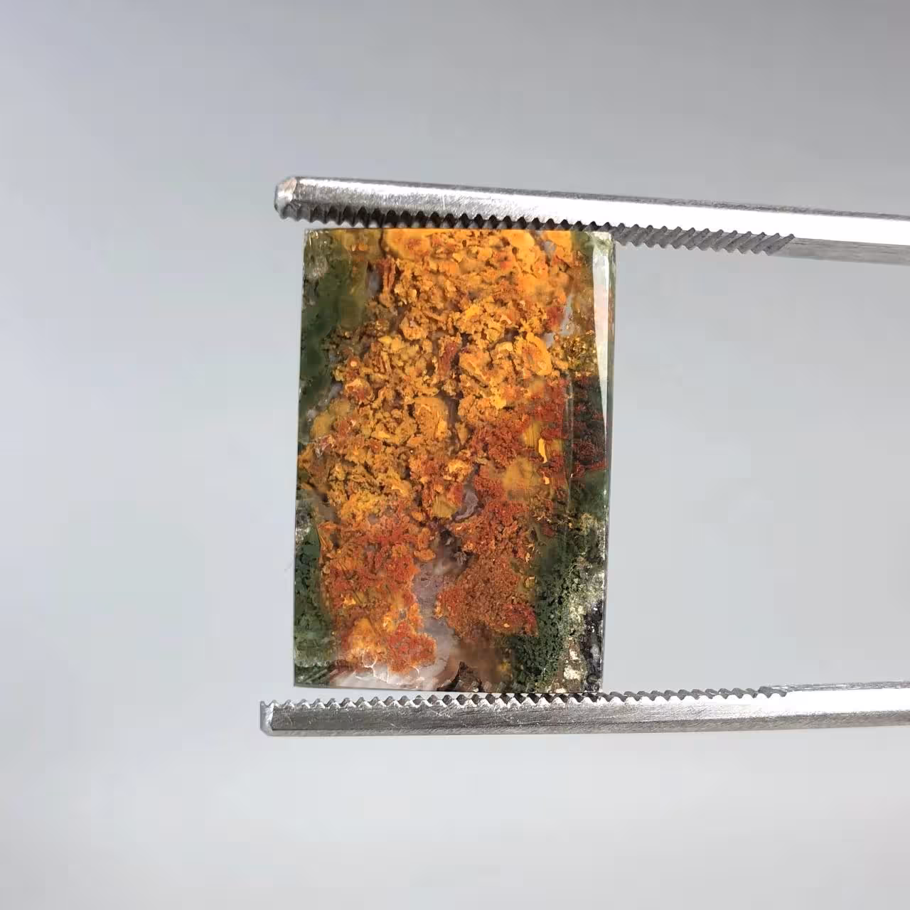 نگین عقیق شجر پاییزی طبیعی مستطیلی 251029