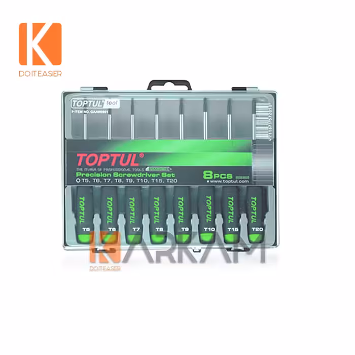 پیچگوشتی 8 عددی موبایلی GAAW0801 تاپ تول