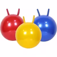 توپ دسته دار کودکان (جیم بال) با طرح شاخدار و کد TPL45 TKN