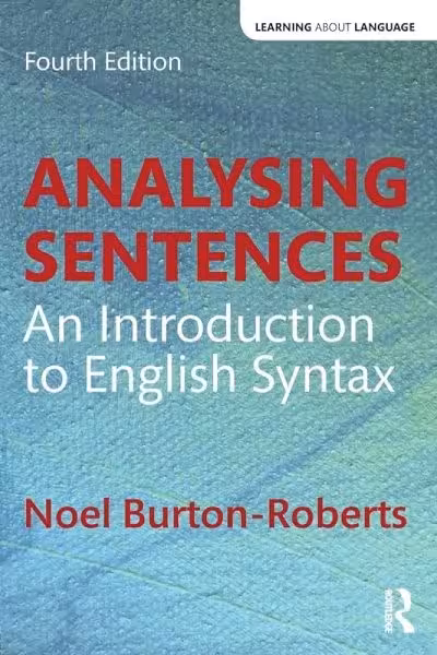 کتاب Analysing Sentences An Introduction to English Syntax