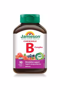 قرص‌ جویدنی ویتامین B کمپلکس Jamieson - بسته 100 عددی